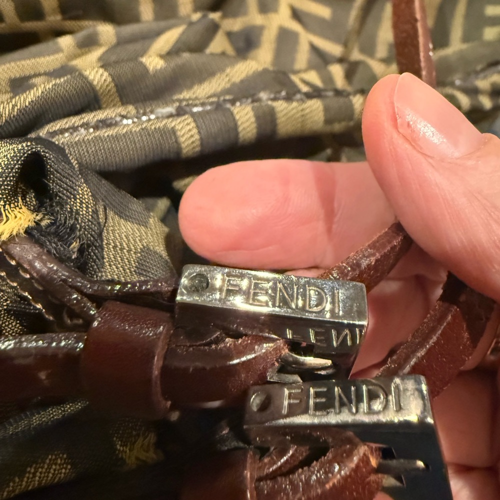 Authentic Fendi vintage Zucca Monogram Shoulder Bag - Picture 9 of 16